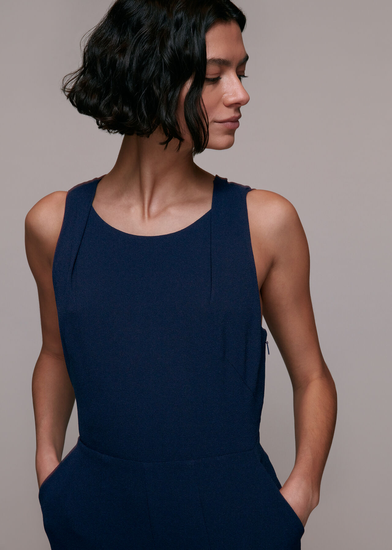 Tie Back Maxi Jumpsuit